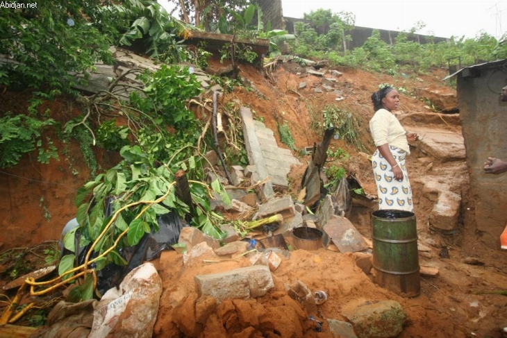 Pluies diluviennes, hier 8 morts à Abidjan